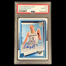 2025 Panini WNBA Donruss Paige Bueckers Rated Rookie RC #86 Auto PSA 10