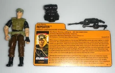 1989 Night Force Repeater v2 Figure G.I. GI Joe Lot 3.75 ARAH Lot *100% Complete