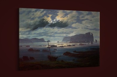 Caspar David Friedrich - Northern Sea in the Moonlight - Paper or Canvas