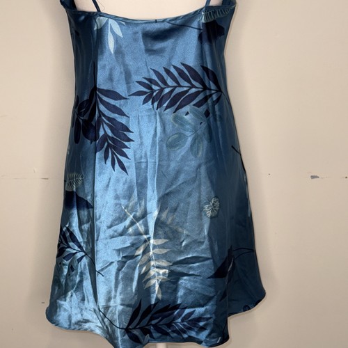 VTG Secret Treasures Bias Cut Pink Opaque Slip Dress W/White Semi Sheer Lace 4-6 - Picture 11 of 15