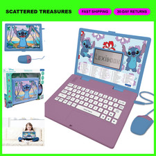 Educational Laptop for Kids - Disney Stitch Learning Toy, Fun Interactive Comput