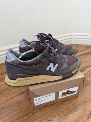 New Balance 998 x Stone Island  Raso Gommato  Made In USA U998PR Size 11.5