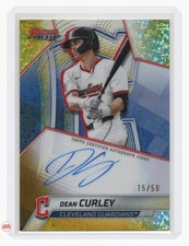 2025 Bowman s Best Dean Curley Gold Mini Diamond Refractor Auto #B25-DCU 15/50