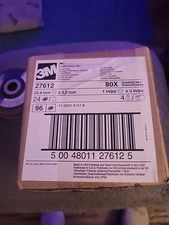 3M 27612 Scotch-Brite 1 Diameter Radial Bristle Disc, 35000 rpm, 80G, Box of 96