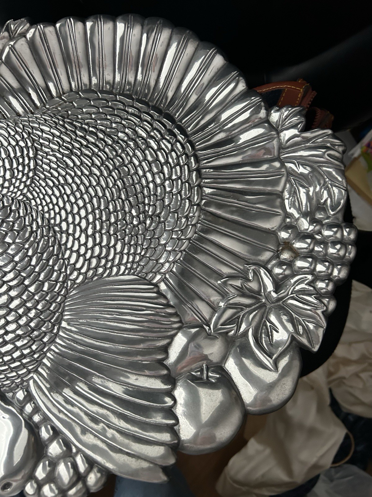 Fitz and Floyd Turkey Serving Platter Tray Large 219 1/2 By 15 New