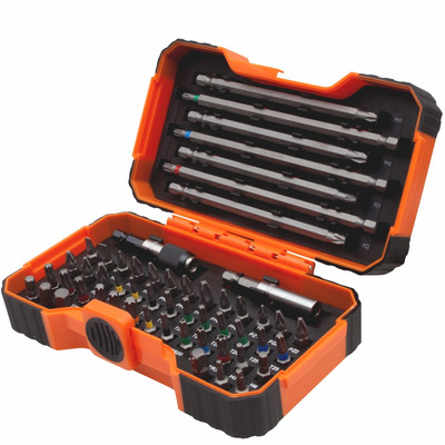 Bahco 59/S54BC 54-tlg 1/4'' Bitsatz Bitset Bitbox farblich markiert Color Bitbox