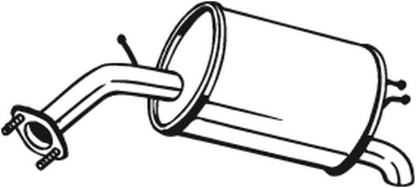 Bosal EndschalldäMpfer (128-007) FüR Chevrolet Spark | Auspufftopf-image