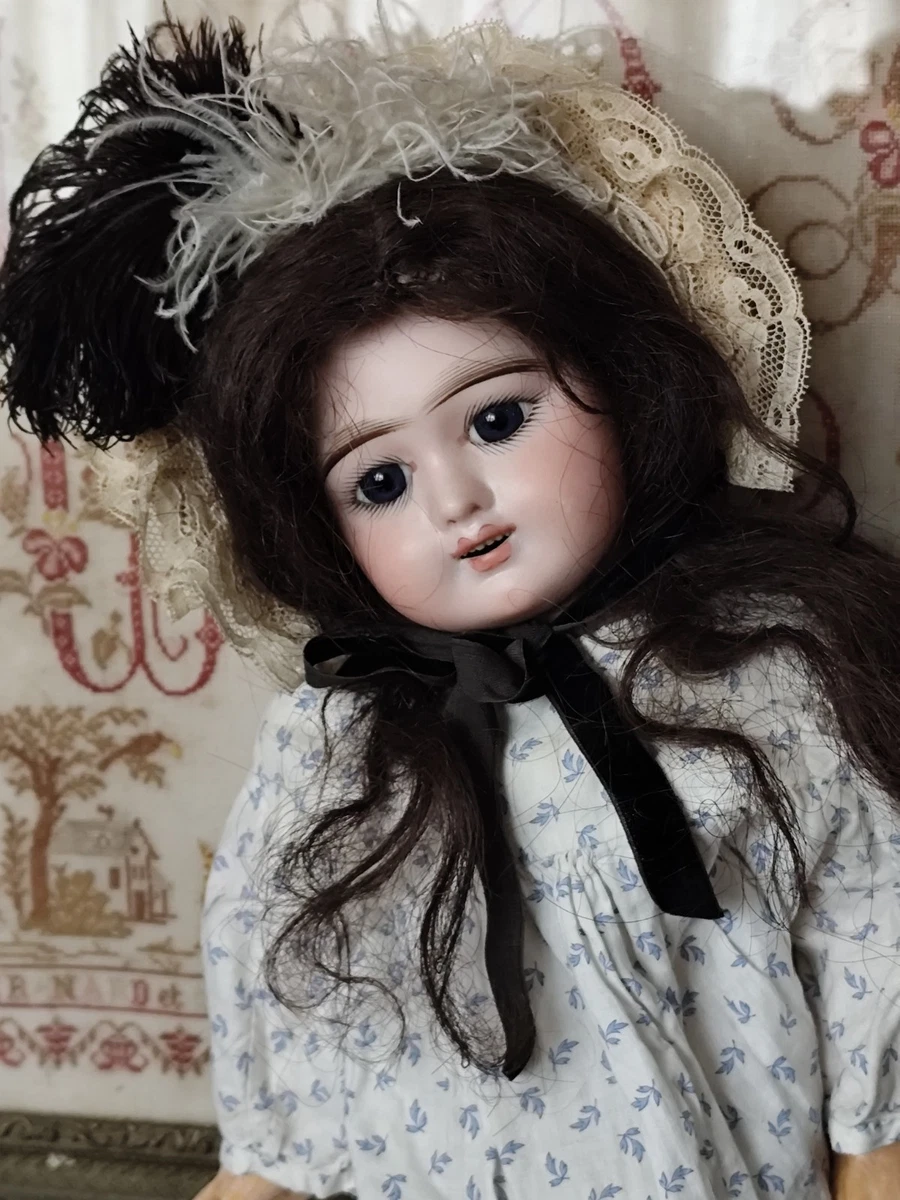 Jolie Poupée Ancienne Allemande 40cm, Tête Céramique - Bon état