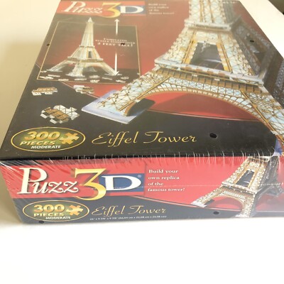 Puzz 3D Eiffel Tower 300 Piece Puzzle Hasbro Winning Solutions