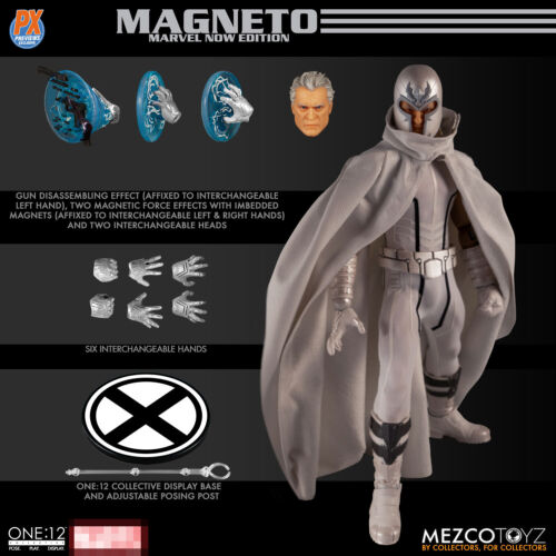 Mezco Toyz X-Men Magneto Max Eisenhardt 1/12 Action Figure Doll Model IN STOCK - 第 1/6 張圖片