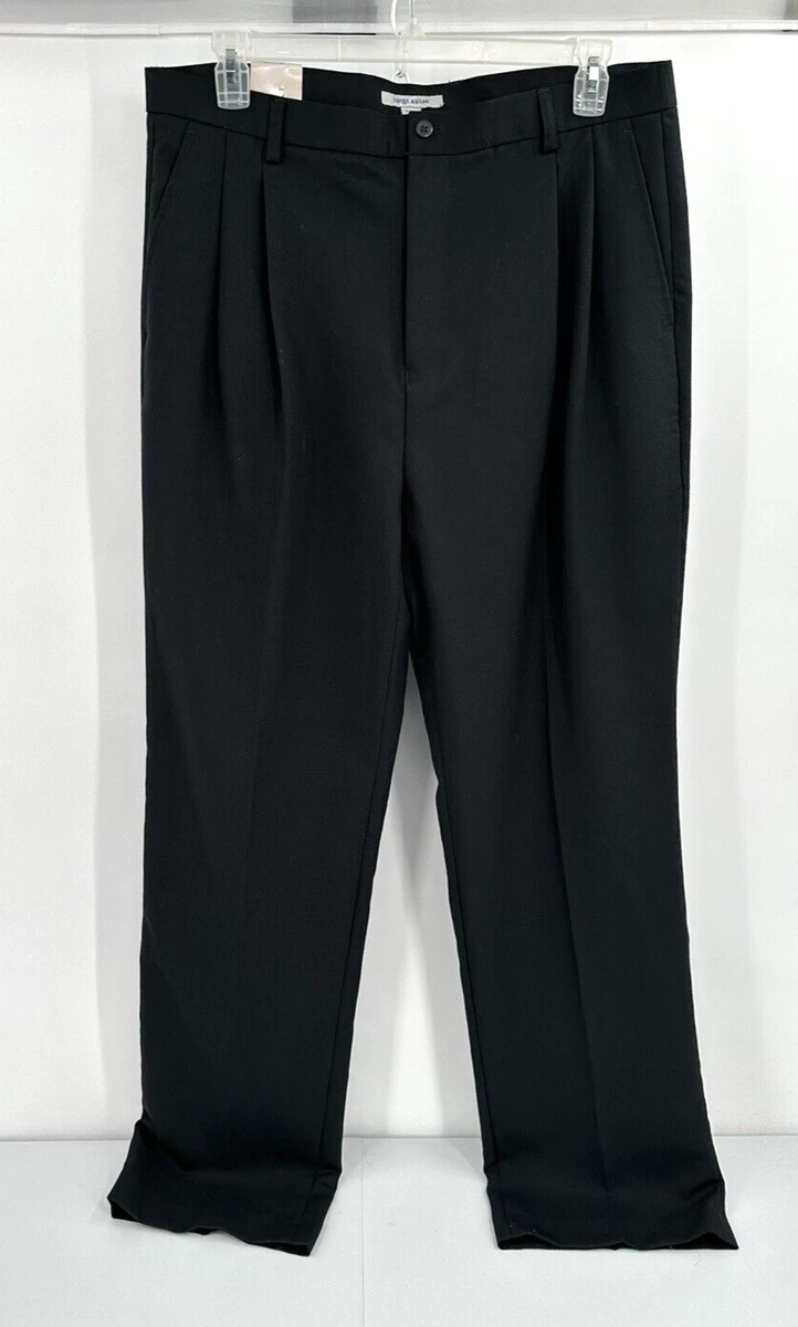 Short Oleg Cassini homme grand bleu floral plat devant chino léger 34