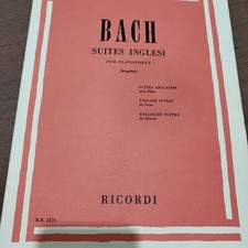 Bach pianoforte Suites Francesi, Suites Inglesi, Invenzioni a Tre Voci, Sinfonie