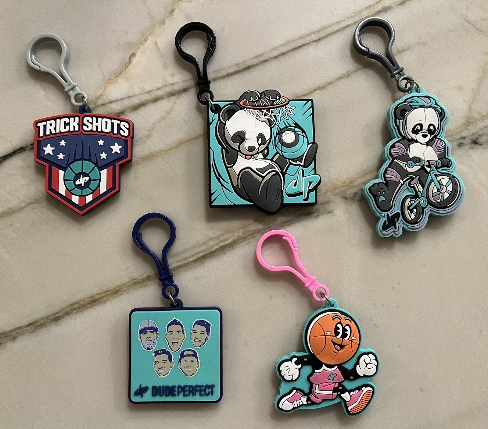 NEW Lot of 5 Dude Perfect Keychains DP Key 011, 012, 013, 014, 015 SEALED eBay