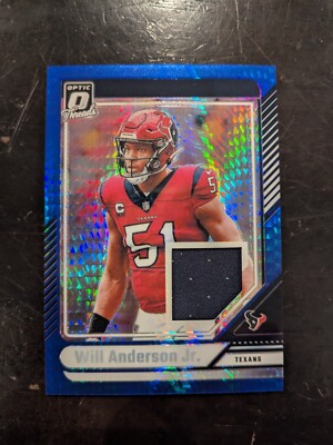 2024 Panini Donruss Optic Threads Will Anderson Jr. #DTB-WAJ