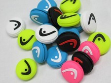 2X HEAD "PRO DAMP" VIBRATION DAMPENERS FOR TENNIS RACQUETS CHOOSE COLORS