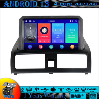9''Android 13 Autoradio GPS Navigation DAB Carplay For Honda Accord 7 2003-2007