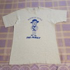 Vintage 90s The Family Midwest Zone Cadillac Mob Boss Tommy Gun T Shirt Sz large
