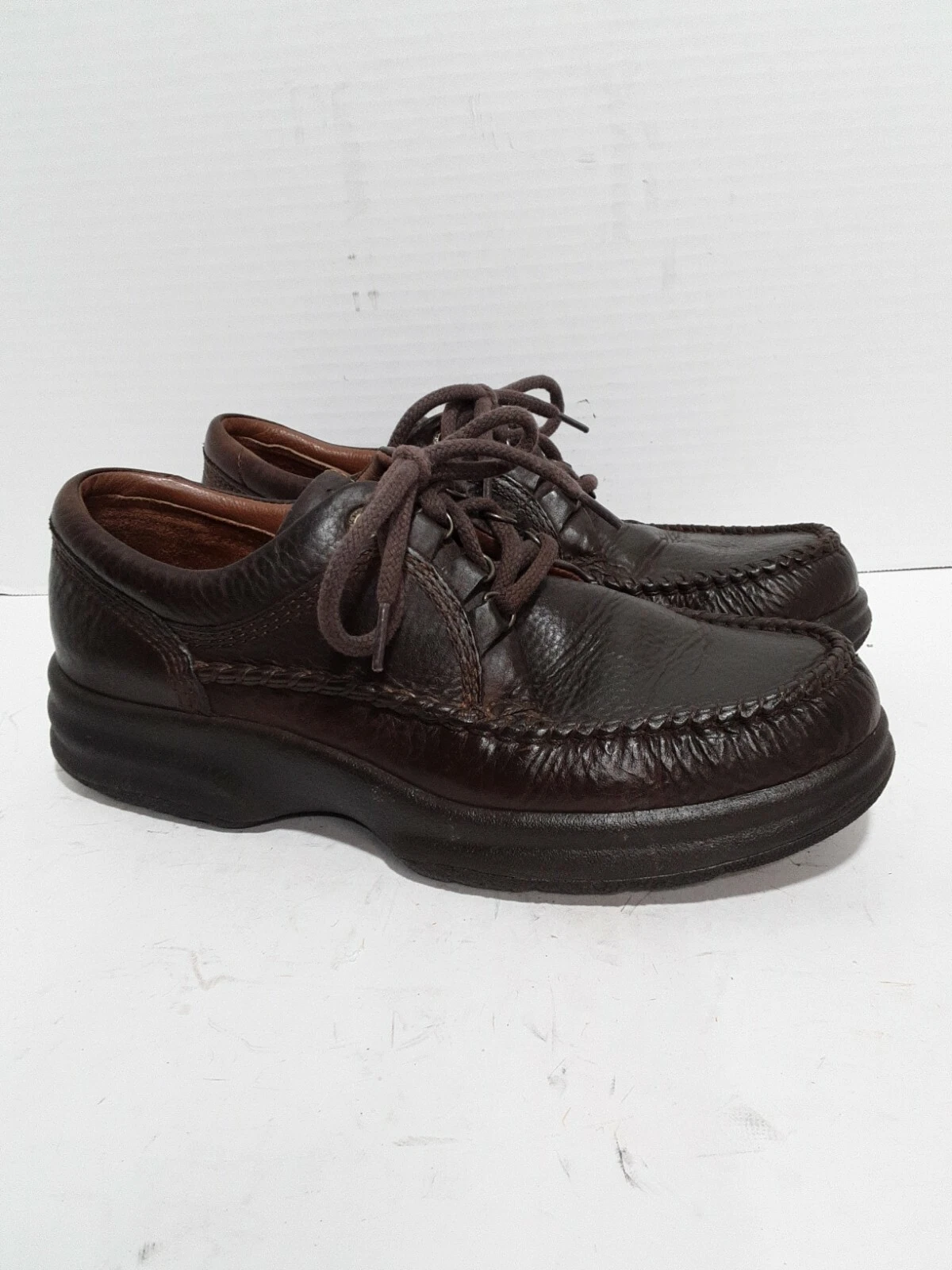 SCARPE OXFORD UOMO CLARKS PELLE MARRONE CASUAL 10M