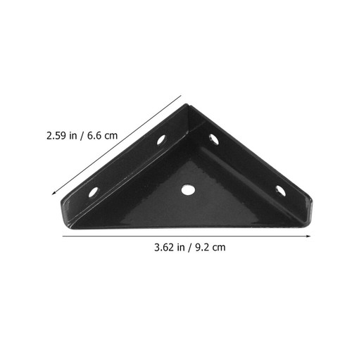 4 Pcs Shelf Fastener Support Hardware Bed Corner Accessories Brace Brackets - Picture 3 of 12