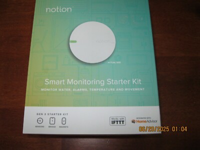 Notion Smart Home Monitoring System Gen 3 Starter Kit 5 Sensors Bridge 2 Magnets