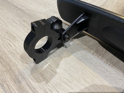 Caterham Rollcage Rear View Mirror Kit Wide Angle 180deg 32mm Westfield 7 Seven - Picture 3 of 10
