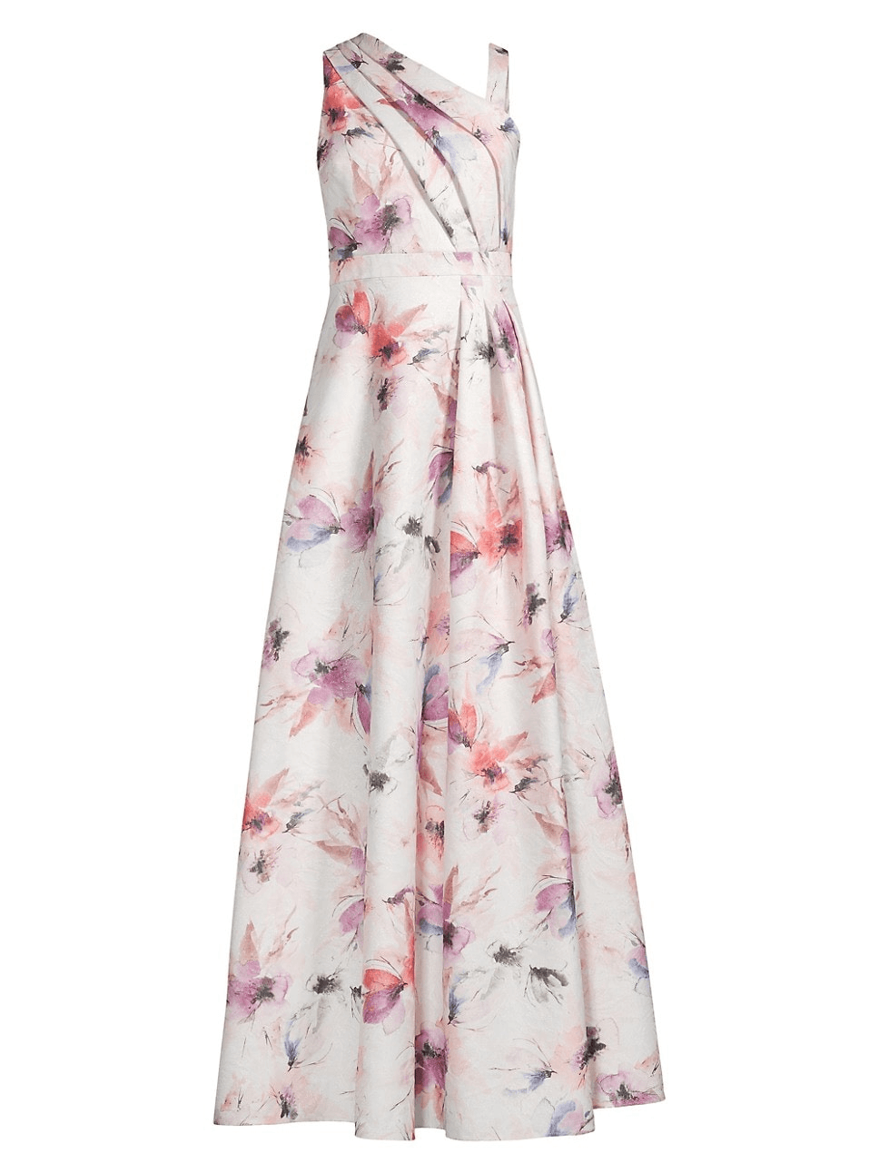 Aidan Mattox Floral-Print Ball Gown