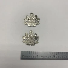 Pennsylvania Coat Of Arms Seal - Silver - Thread and Rod - NEW - Metal Insignia