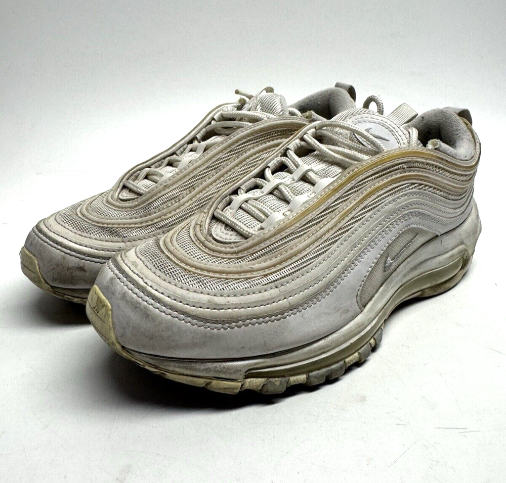 Nike Air Max 97 Triple White Women's Trainers Size 8 Sneakers