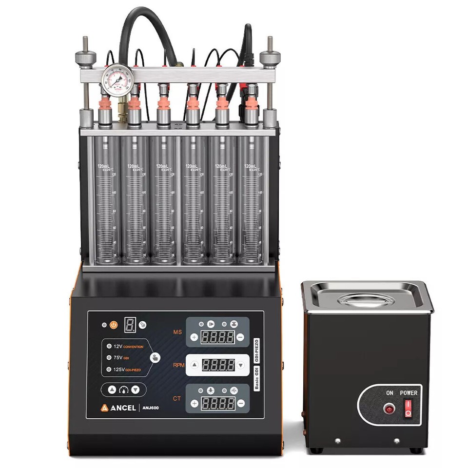 Ultraschall Einspritzdüsen Reiniger & Tester - 4-Zylinder Kompatibel