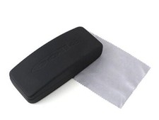Bolle Eyeglass Hard Case in Matte Black with Bolle Micro-Fiber Cleaning Cloth ;