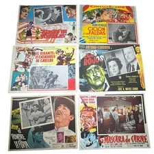 Vintage Mexican Movie Lobby Cards Posters Random (x50) Lot 40s 50s 60s 70s