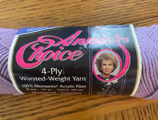 Annies Choice Premium Acrylic Worsted Weight Yarn color 7853 Lavender