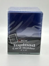 BCW 3X4 Thick Card Toploaders 1 Pack of 25 for up to 79pt Point Cards
