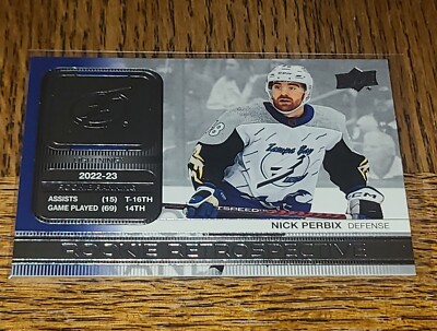 LIGHTNING NICK PERBIX 2023-24 UPPER DECK ROOKIE RETROSPECTIVE #RR-15