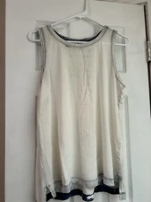 RARE Current/Elliott Distressed Acid Wash Muscle Tank Size 2