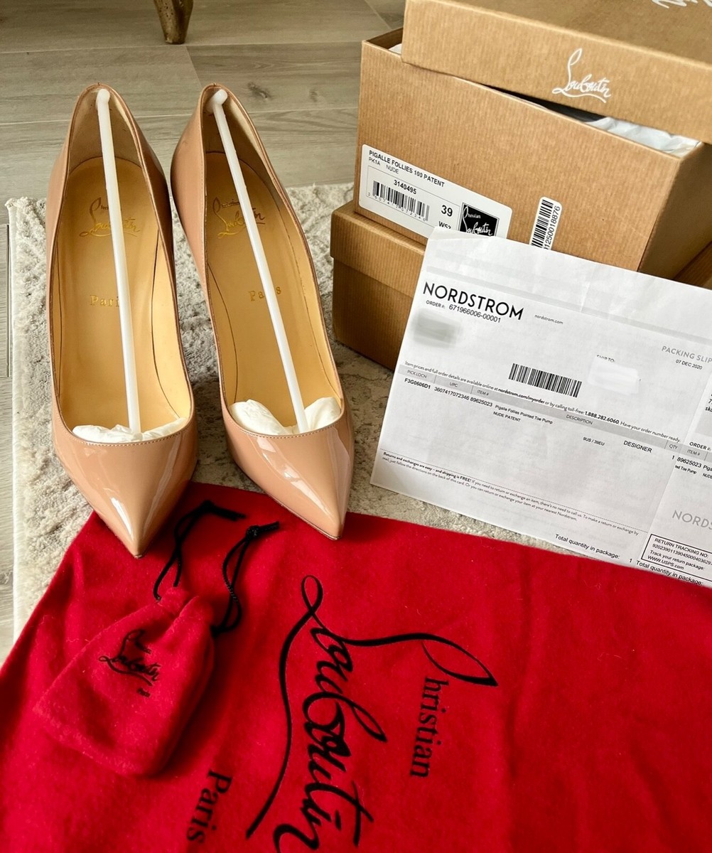 Christian Louboutin Shoes Pigalle Follies 100mm Size 39 Christian Louboutin Shoes Pigalle Follies 100mm Size 39