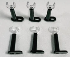 Size 6mm Neon Sign Black Tube Support / Stand Accessory / Tube Holder Qty 5