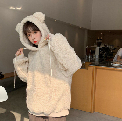 Hooded Jumper Sweatshirt Pullover Top 