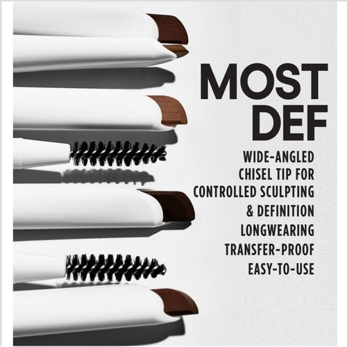 GXVE Most Def Clean Instant Definition Sculpting Eyebrow Pencil #7 Cool Black - Picture 2 of 5