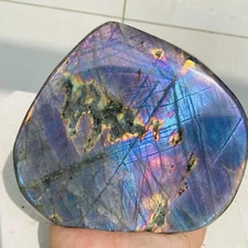 Natural Purple Labradorite Quartz Crystal Freeform Mineral Specimen 1580g