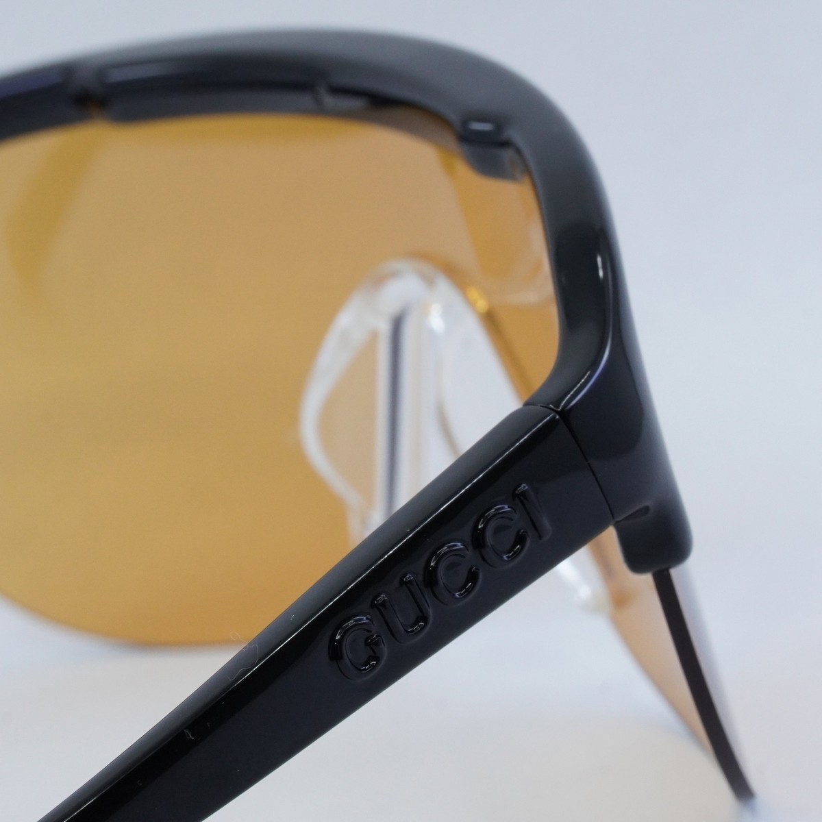 GUCCI GG1645S 005 Black/Orange 99-1-125 Sunglasses New Authentic