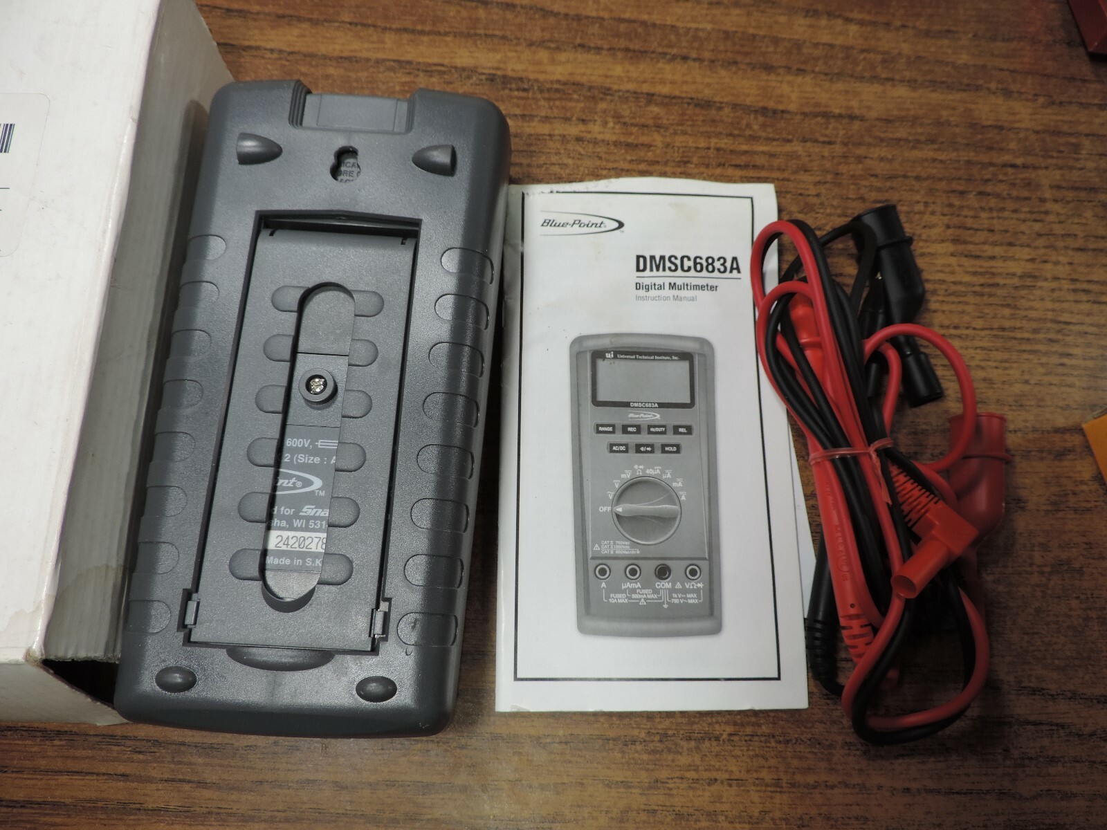 Blue Point DMSC683A Digital Multimeter With Test Leads for sale online |  eBay