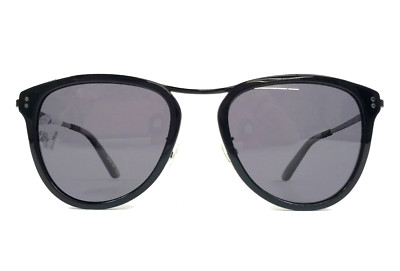 Toms Sonnenbrille Franco 10011358 Glänzend Schwarze Rahmen Mit Grau Polarisiert