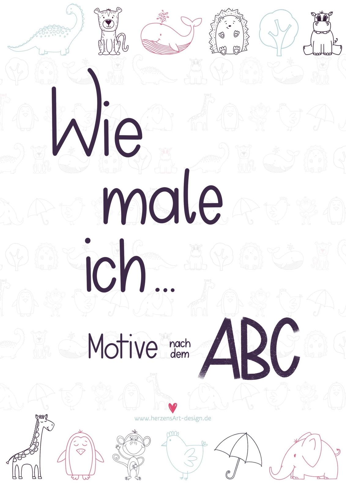 Thumbnail - Wie Male Ich... Motive Nach Dem Abc Rebecca Pfeuffer Taschenbuch