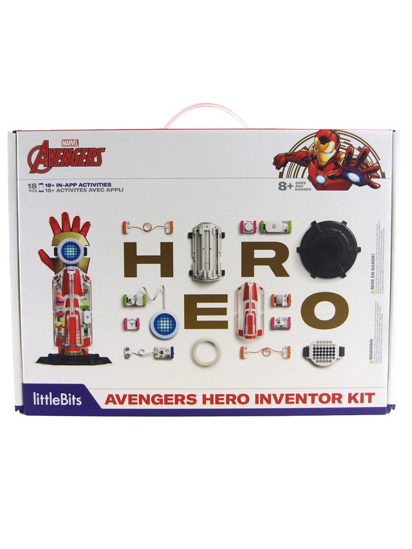 littleBits Marvel Iron Man Hero Inventors Kit Build & Customize Electronic Gear