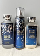Bath Body Works DREAM BRIGHT Mist, Shower Gel Body Lotion Set of 3 NEW