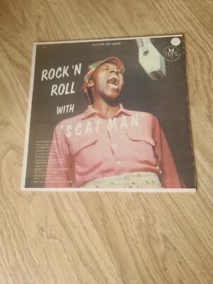 Scat Man Crothers Rock And Roll With Scat  Man 1956 Usa  With Tops Inner Slve 