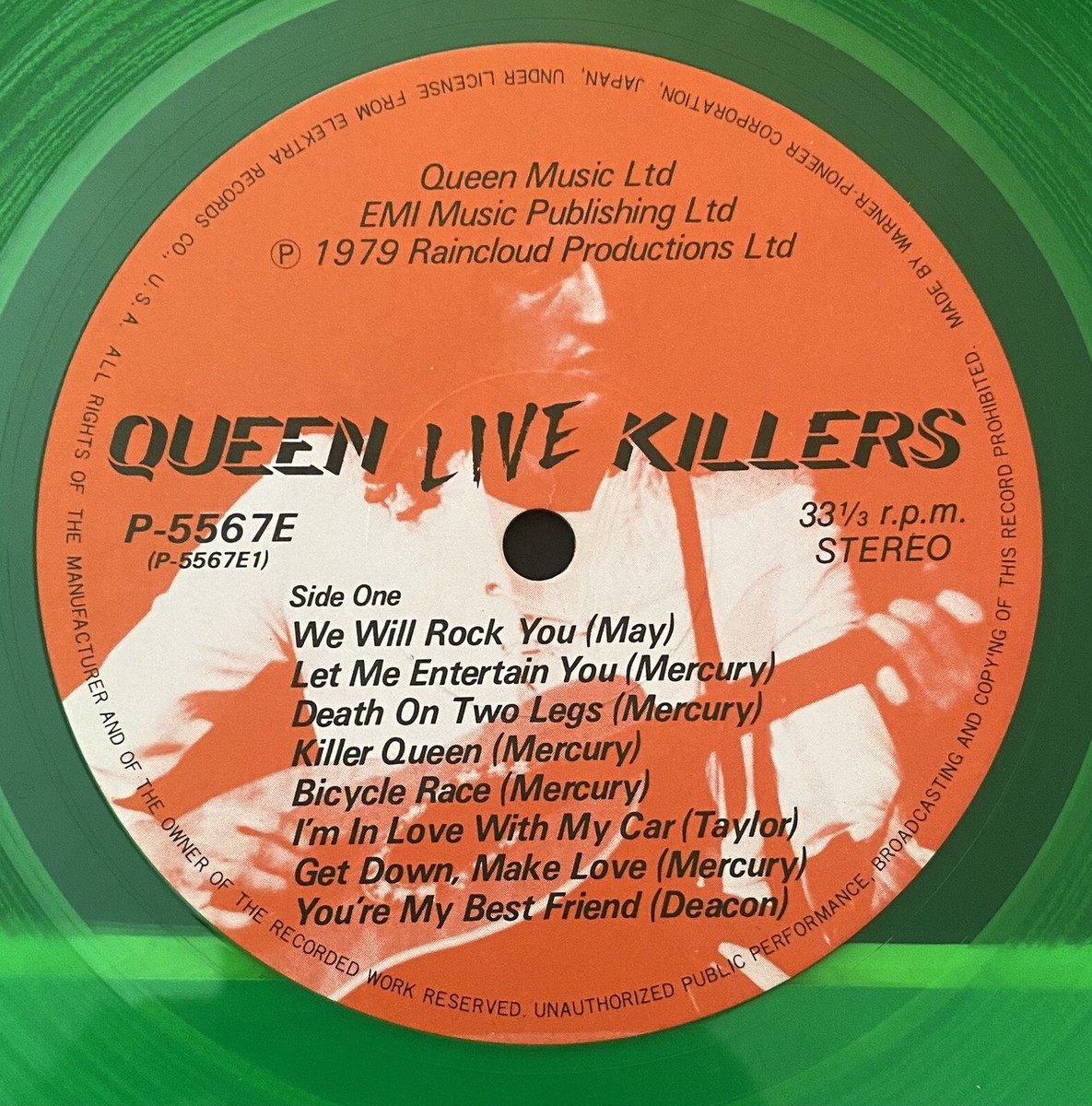 ['79年帯付きグリーン/レッド盤LP] クイーン・ライブ・キラーズ 79年帯付きグリーン/レッド盤LP] クイーン・ライブ・キラーズ