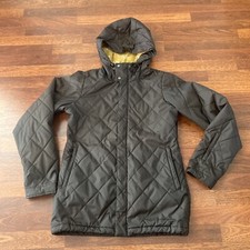 BURTON Dryride Snowboarding Ski Black Brownish Jacket THE WHITE COLLECTION M-L