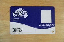 Palms Hotel Casino Las Vegas Nevada Club Players Slot Card ALL-STAR Angela 